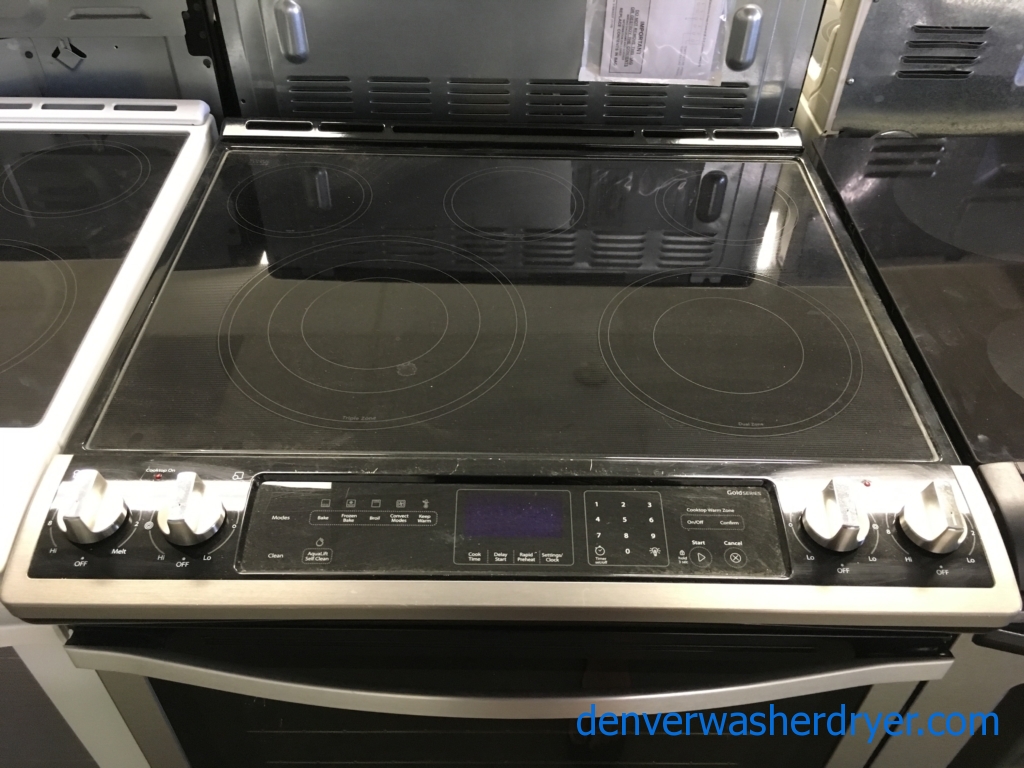 Large Images for Whirlpool Stainless Steel GlassTop Slide in Range, 1