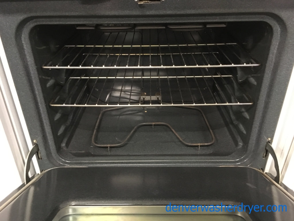 Hotpoint Range, Electric, Glass-Top, White, Quality Refurbished, 1-Year Warranty!