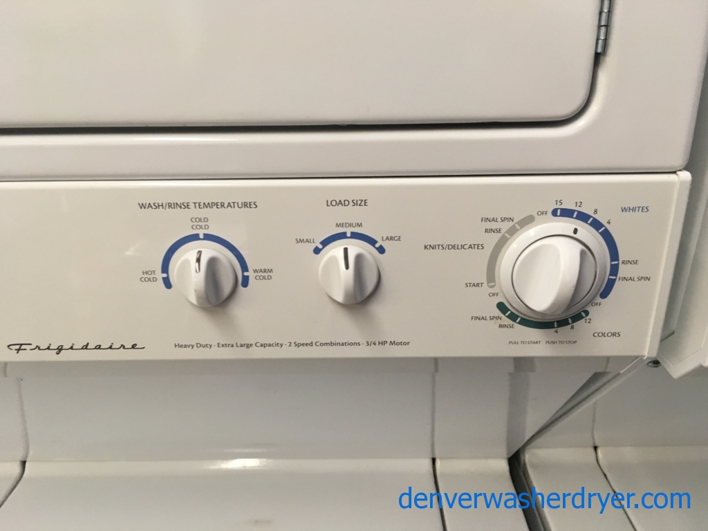 Large Images for Frigidaire Unitized Washer and Dryer, Electric, Agitator, Automatic Dry, Extra