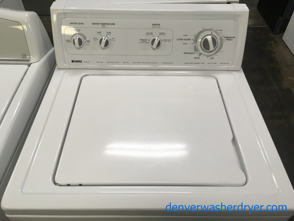 Heavy-Duty Kenmore 80 Series Top-Load Washer, Agitator, Ultra Rinse System, Quality Refurbished, 1-Year Warranty!