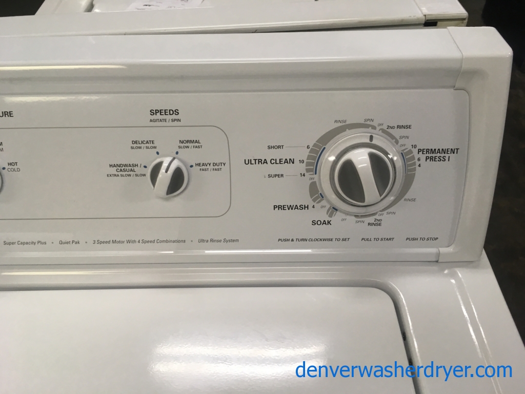 Heavy-Duty Kenmore 80 Series Top-Load Washer, Agitator, Ultra Rinse System, Quality Refurbished, 1-Year Warranty!