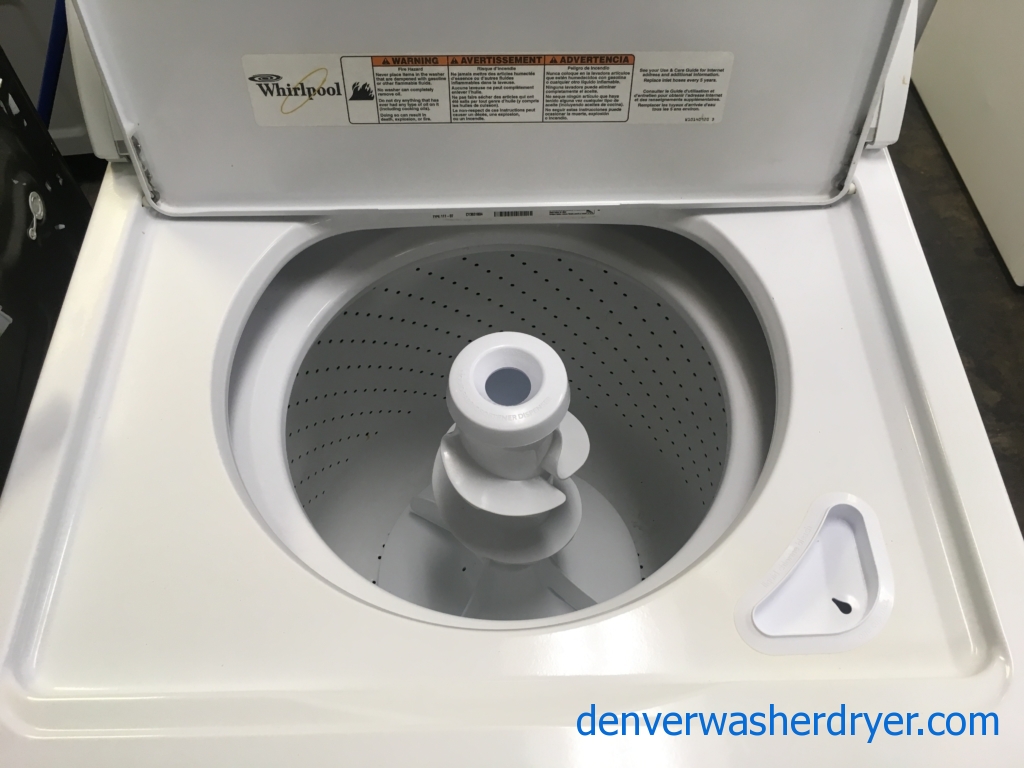 Large Images for HeavyDuty Whirlpool TopLoad Washer, Agitator, ExtraRinse Option, Quality