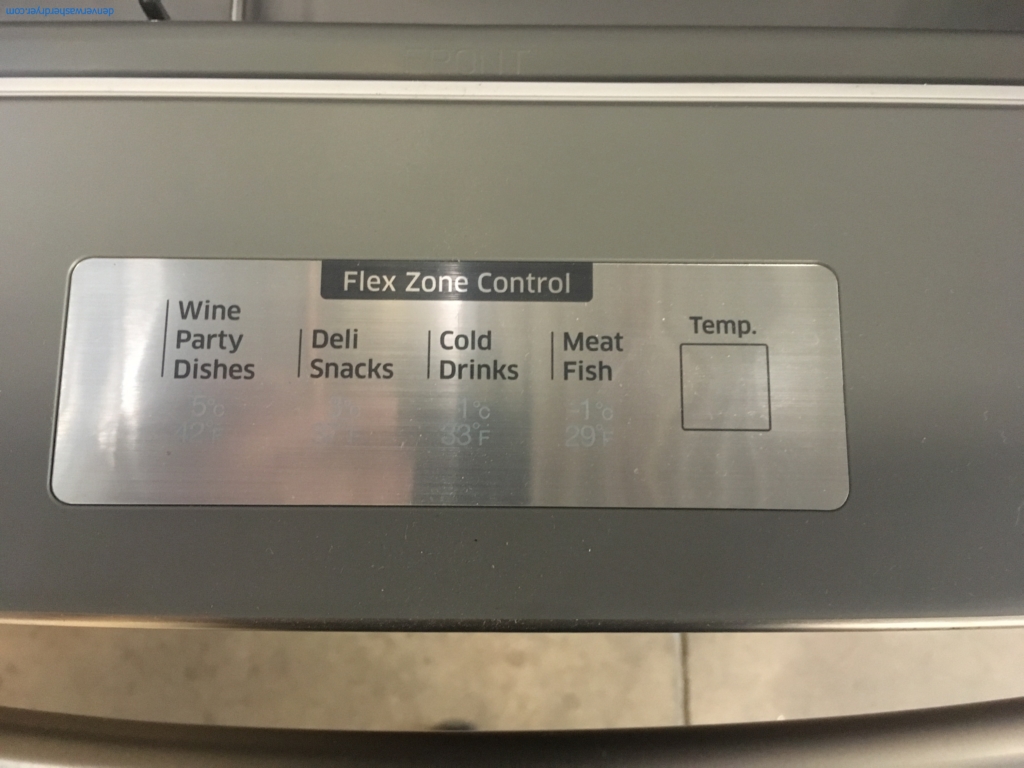 NEW! Flawless Samsung French-Door Refrigerator, Stainless, FlexZone Drawer, 36″ Wide, 1-Year Warranty!