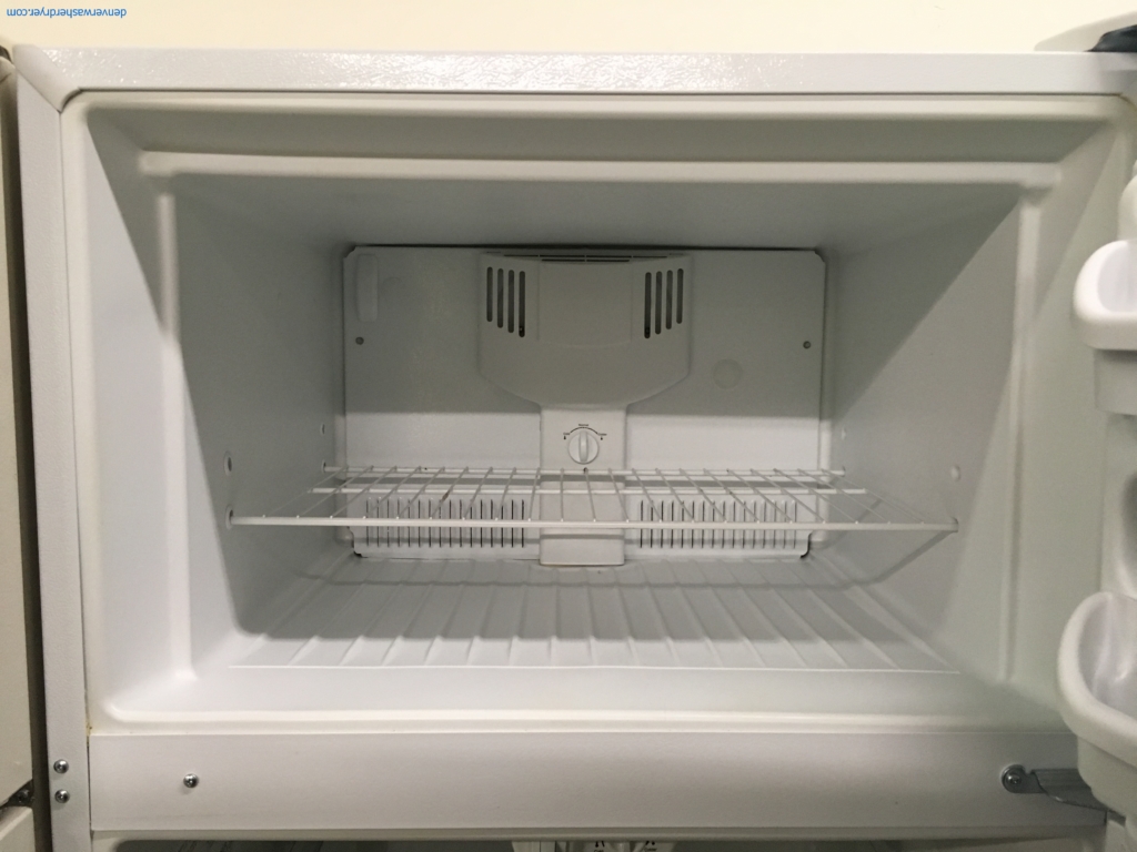 Beautifully Refurbished White Whirlpool Top-Mount Refrigerator 1-Year Warranty