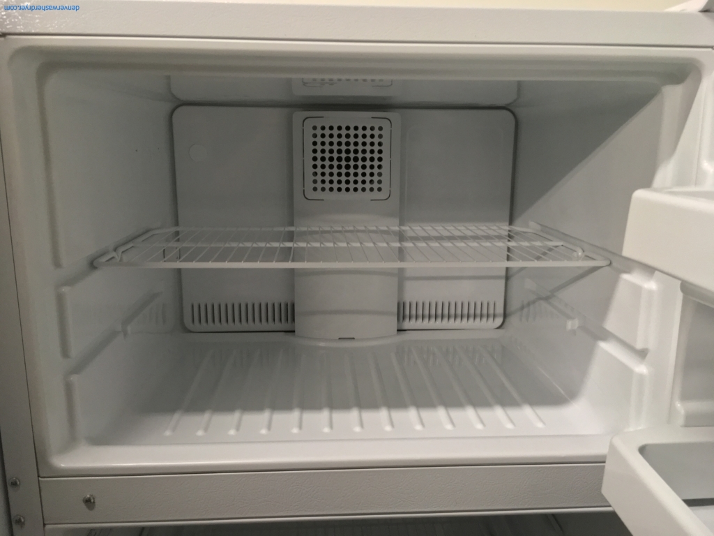 Hotpoint, White, Top-Mount Refrigerator, Quality Refurbished, 1- Year Warranty