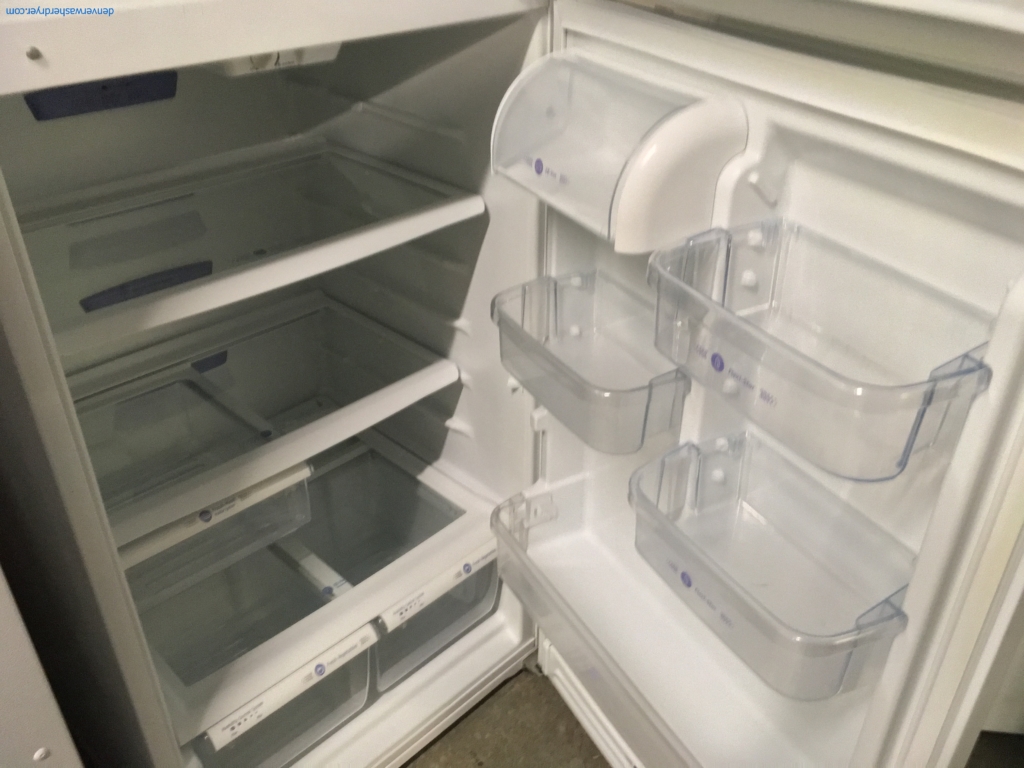 Beautifully Refurbished White Whirlpool Top-Mount Refrigerator 1-Year Warranty