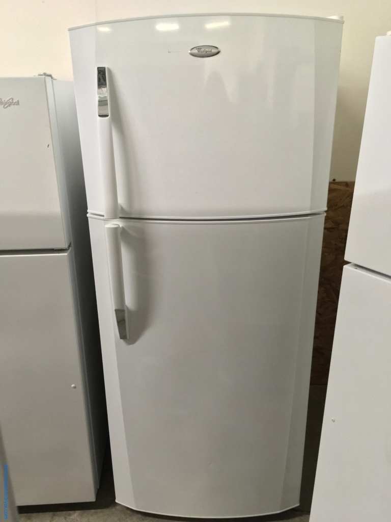 Beautifully Refurbished White Whirlpool Top-Mount Refrigerator 1-Year Warranty