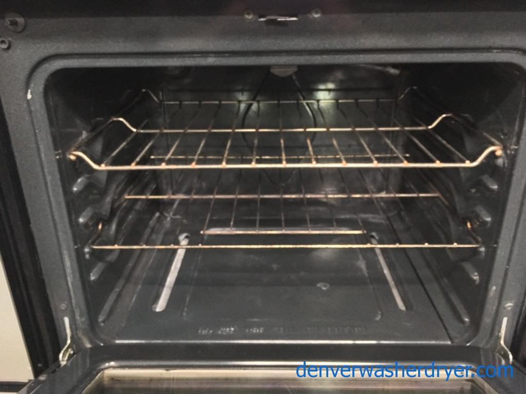 Free-Standing Kenmore Black GAS Range, 4 Burners, Self Cleaning, Quality Refurbished, 1-Year Warranty!