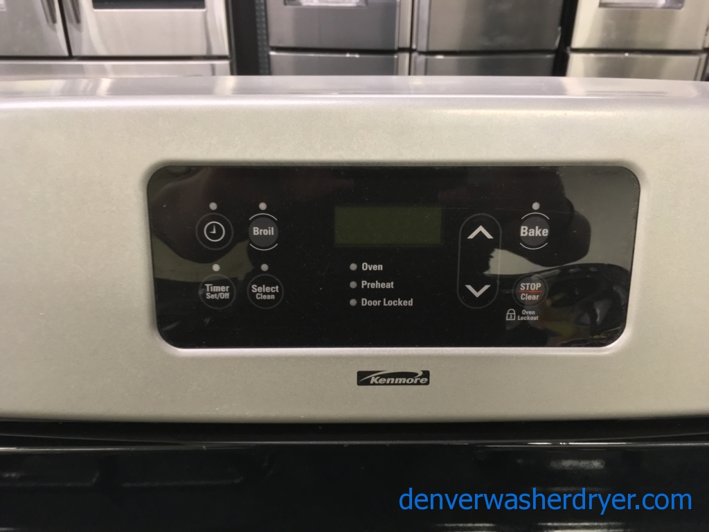 Kenmore Stainless GAS Range, 4 Burners, Self Cleaning, Quality Refurbished, 1-Year Warranty!