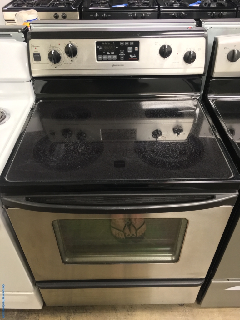 Large Images for Whirlpool SmudgeProof Electric Range, GlassTop, 4