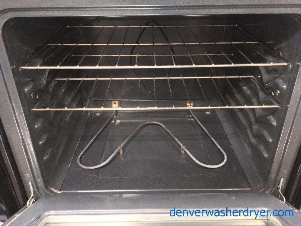 Nice Frigidaire Stainless Electric Range, Self Cleaning, 4 Burners, Quality Refurbished, 1-Year Warranty!