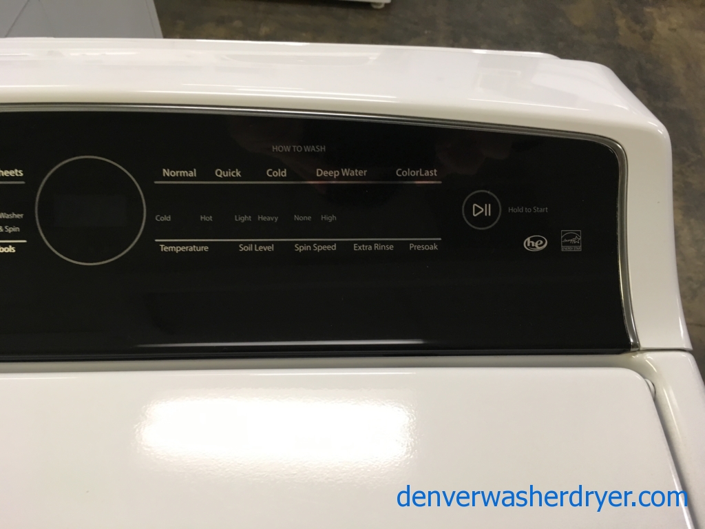 Large Images for TopLoad Whirlpool Washer, HE, WashPlate Style