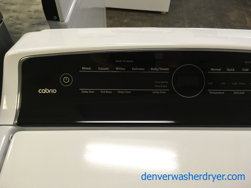 Top-Load Whirlpool Washer, HE, Wash-Plate Style, Energy-Star Rated, Clean Washer Cycle, Quality Refurbished, 1-Year Warranty!