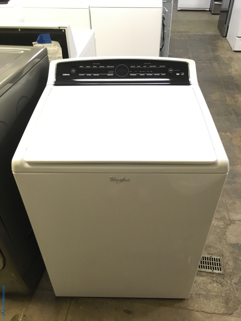 Top-Load Whirlpool Washer, HE, Wash-Plate Style, Energy-Star Rated, Clean Washer Cycle, Quality Refurbished, 1-Year Warranty!