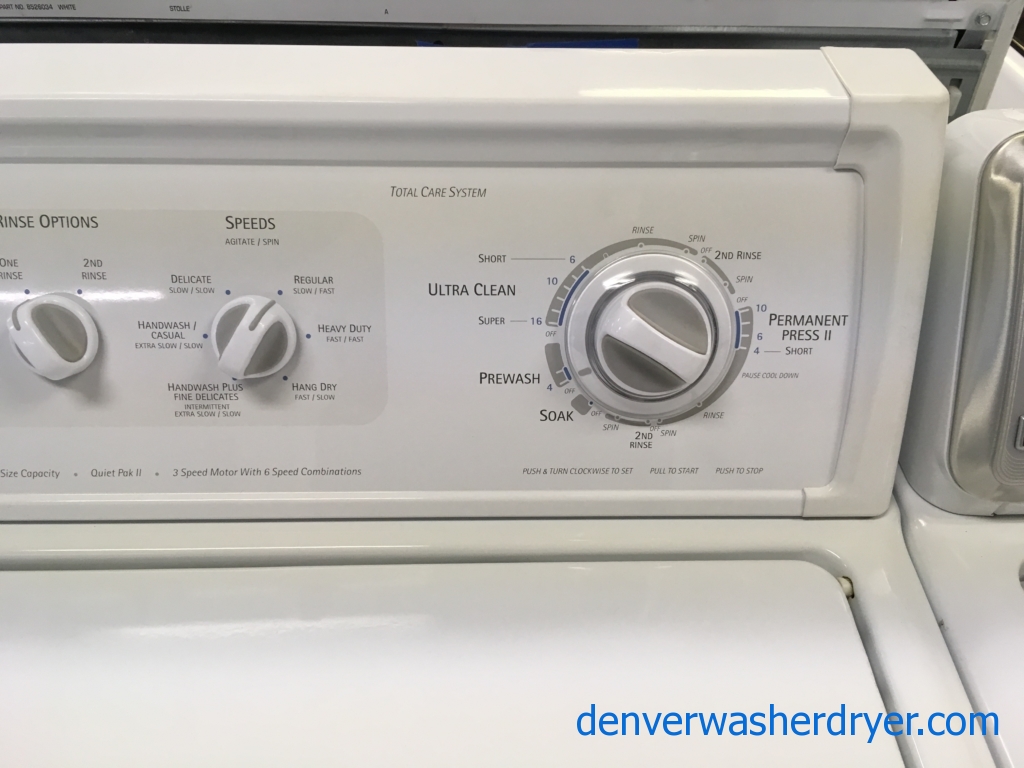 Kenmore ELITE Top-Load Washer, Agitator, Direct-Drive, Heavy-Duty, Extra-Rinse Option, Quality Refurbished, 1-Year Warranty!