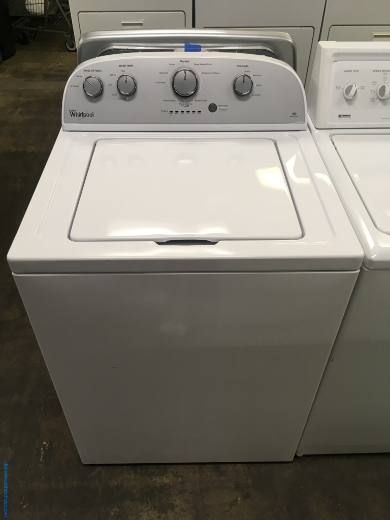 Whirlpool HE Top-Load Washer, Agitator, Auto-Load Sensing, Deep Water Wash Cycle, Quality Refurbished, 1-Year Warranty!