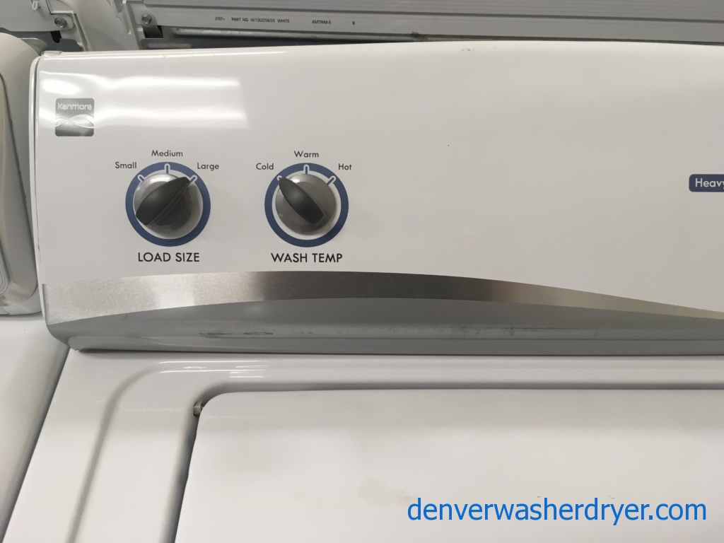 Large Images for Kenmore TopLoad Washer, Agitator, AutoLoad Sensing