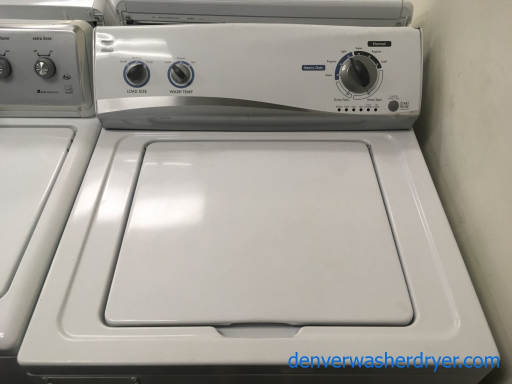 Kenmore Top-Load Washer, Agitator, Auto-Load Sensing, Heavy-Duty, Quality Refurbished, 1-Year Warranty!
