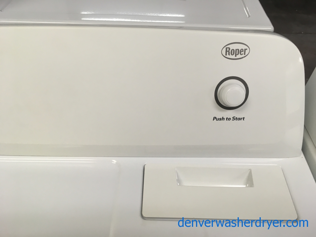 Electric Roper 29″ Wide Dryer, 6.5 Cu.Ft. Capacity, Automatic Dry, Wrinkle Prevent Feature, Quality Refurbished, 1-Year Warranty!
