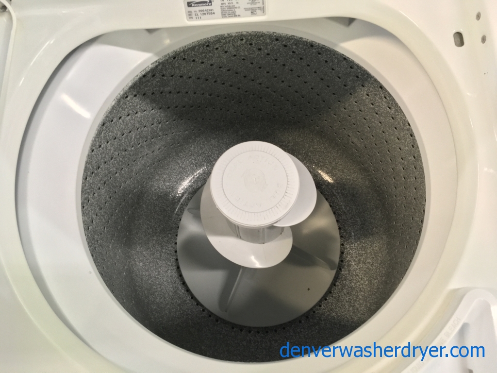 Great Looking Kenmore Top-Load Washer & Dryer Set Quality Refurbished 1-Year Warranty