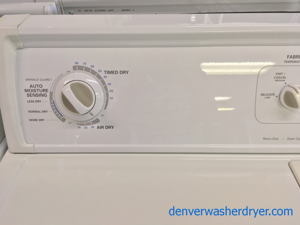 Great Looking Kenmore Top-Load Washer & Dryer Set Quality Refurbished 1-Year Warranty