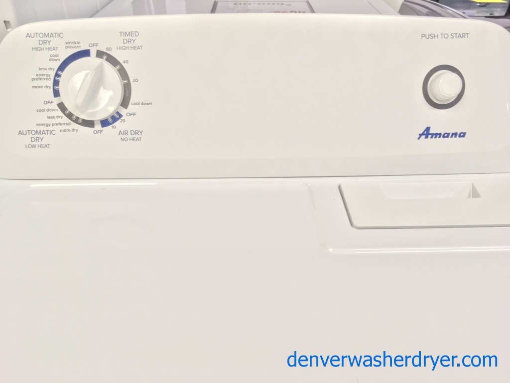 Gently Used Amana Direct Drive Dryer Quality Refurbished 1-Year Warranty