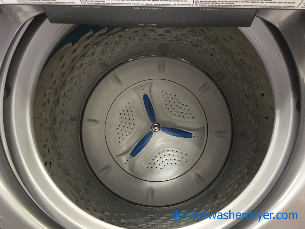 Gorgeous Dark Grey Kenmore Top-Load Washing Machine with Steam Quality Refurbished 1-Year Warranty