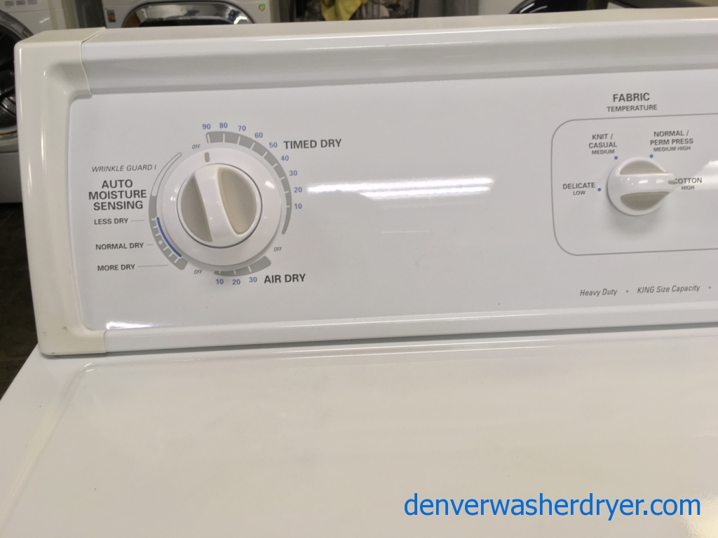 Kenmore Washer And GAS Dryer Set, Quality Refurbished, 1-Year Warranty