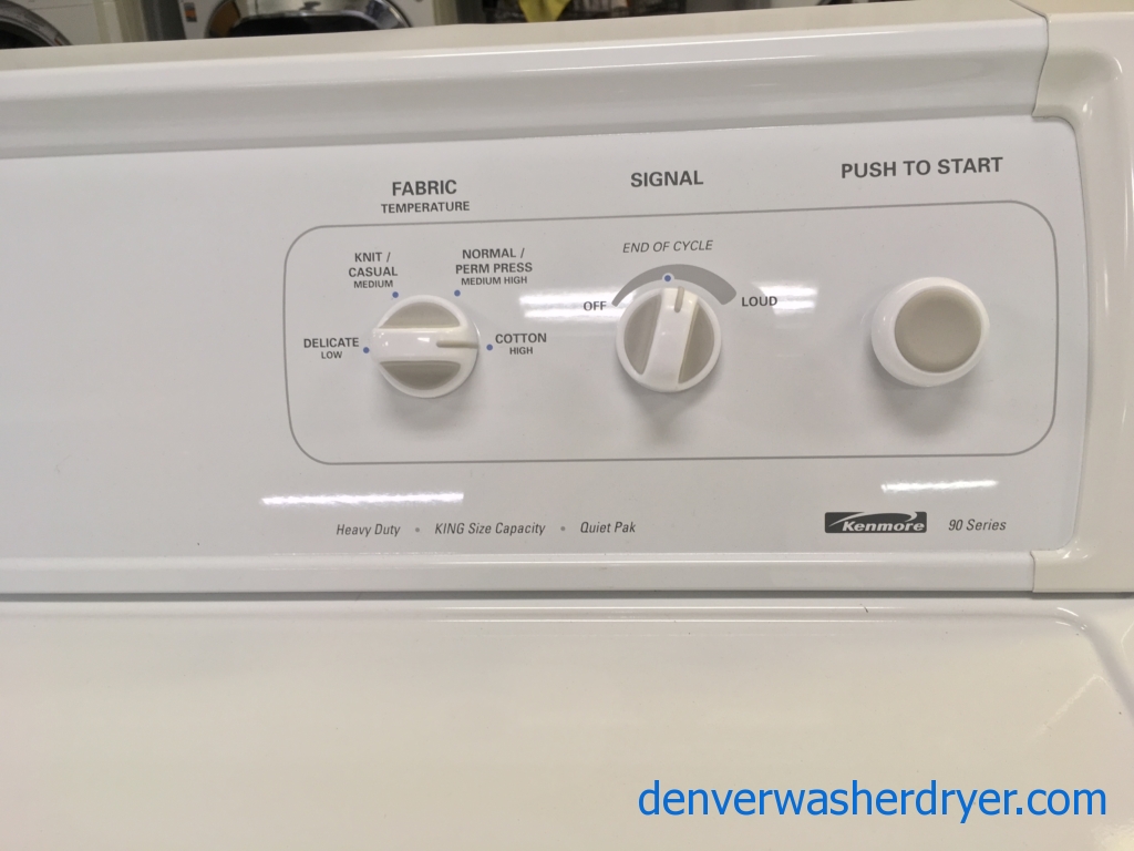 Fabulous Kenmore GAS Direct Drive Dryer Quality Refurbished 1-Year Warranty