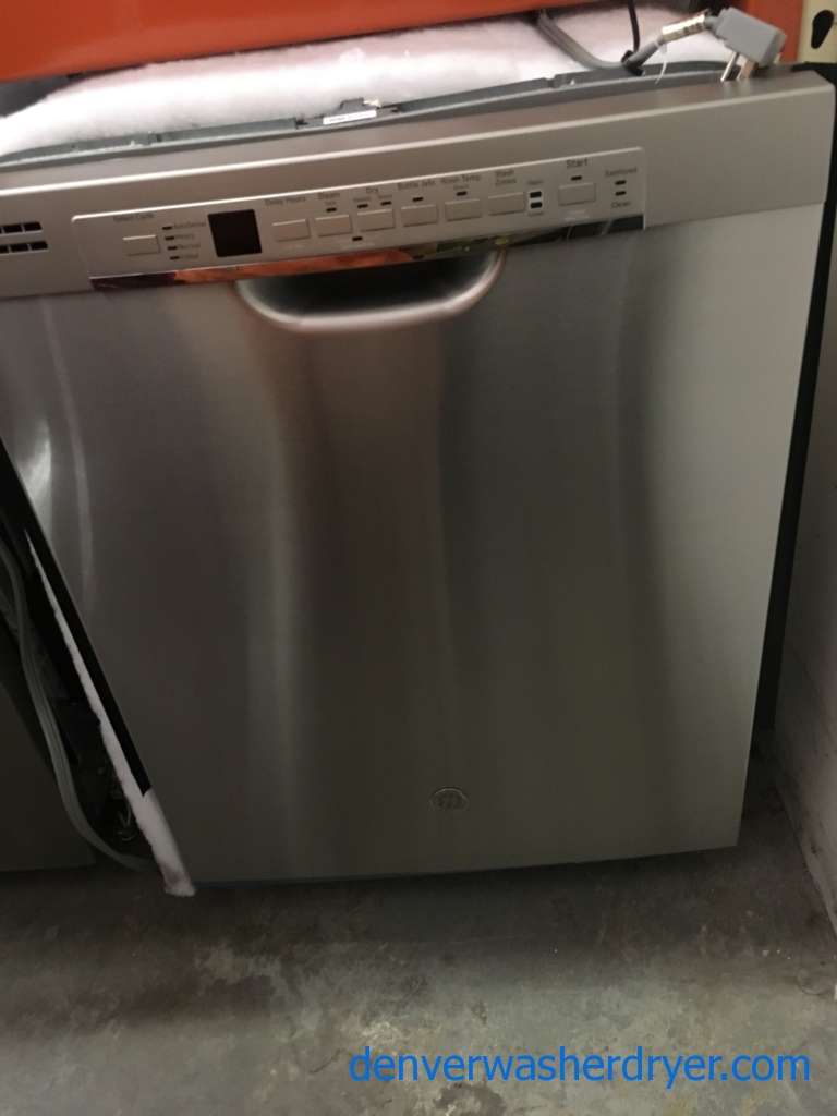 Brand Spankin New GE Stainless Steel Dishwasher, 1 Year Warranty