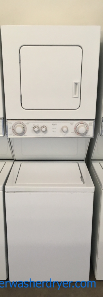 Space Saving Whirlpool Unitized Washer & Dryer Quality Refurbished 1-Year Warranty