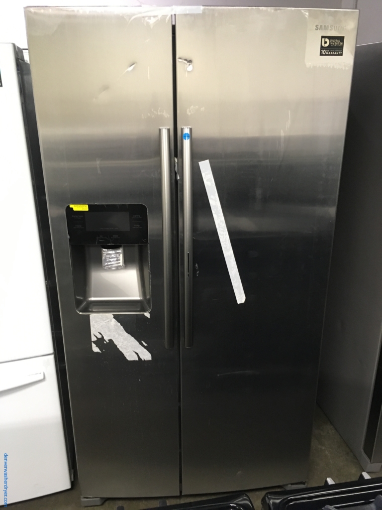 Brand New Samsung Stainless Steel, Side By Side Refrigerator 1-Year Warranty