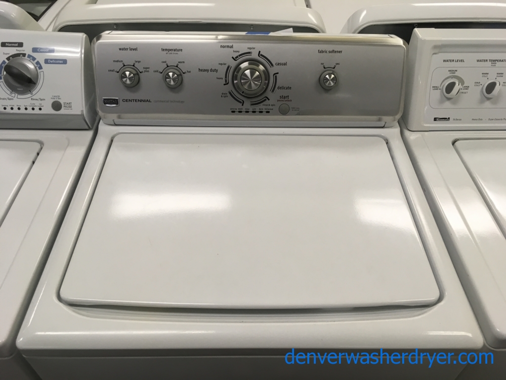 Large Images for Maytag Centennial TopLoad Washer, Agitator, AutoLoad