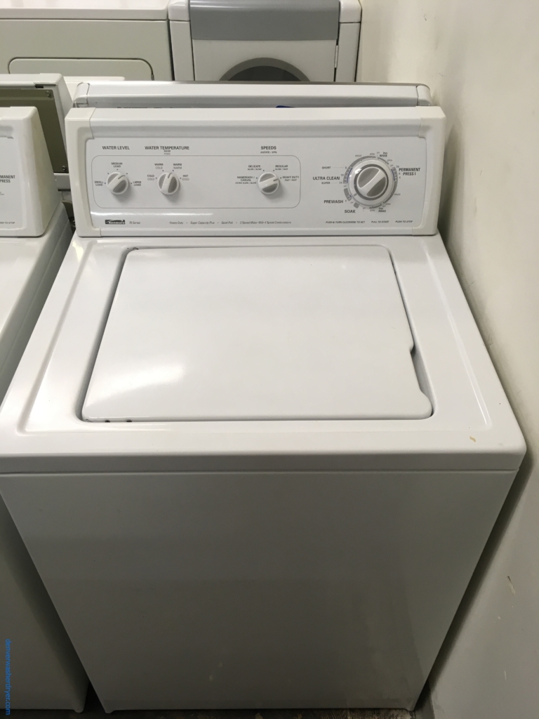 Kenmore 70 Series Heavy-Duty Top-Load Washer, Whirlpool 27″ White Dishwasher, 1-Year Warranty!