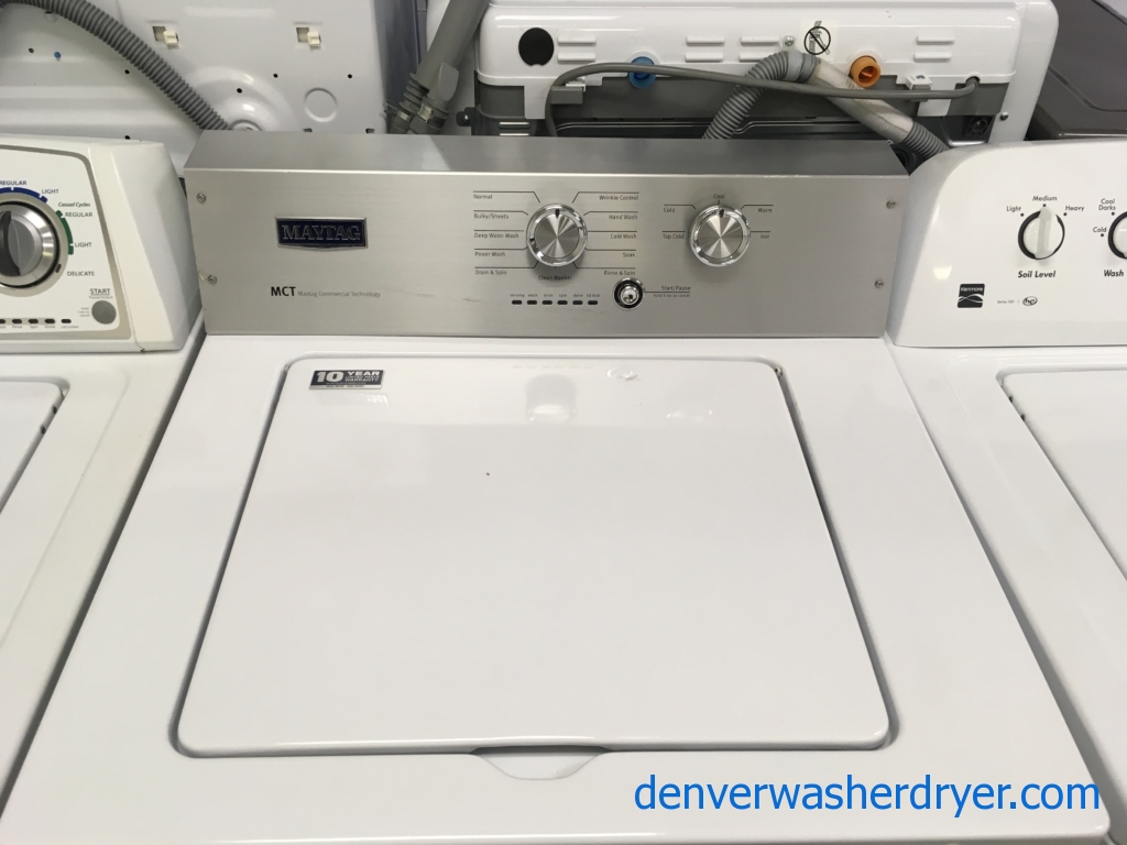 Super Clean Maytag MCT Washer Quality Refurbished 30-Day Warranty