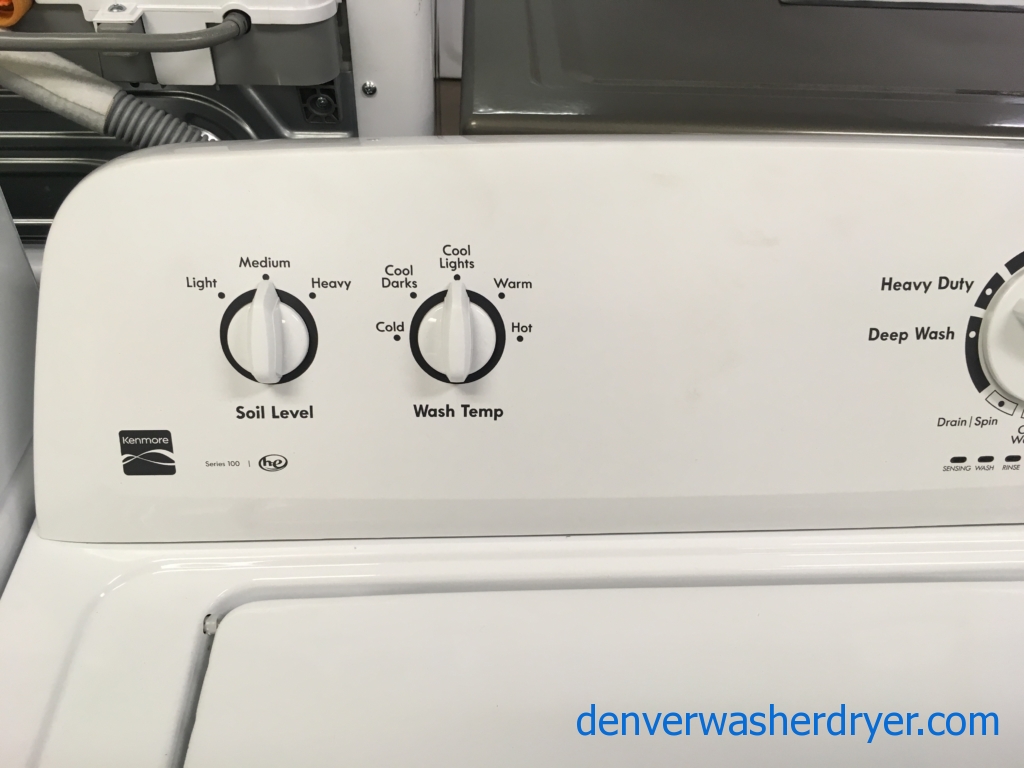 Kenmore Series 100 Washer Quality Refurbished 1-Year Warranty