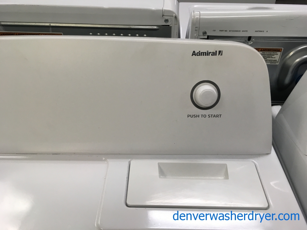 Large Images for Admiral Electric Dryer Quality Refurbished 1Year