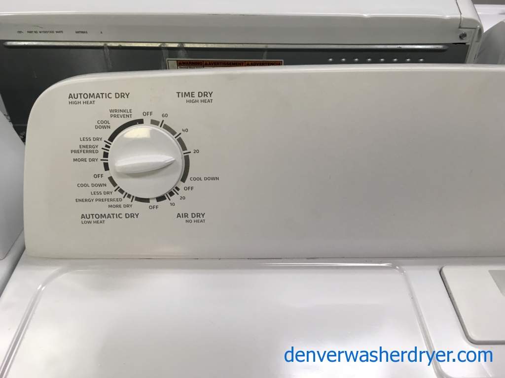 Large Images for Admiral Electric Dryer Quality Refurbished 1Year