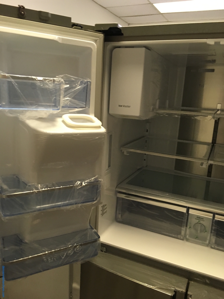 NEW Stainless Samsung Flex 4 Door French Refrigerator, Flex Zone, Food Showcase, 27.8 Cu.Ft. Capacity, 1-Year Warranty!