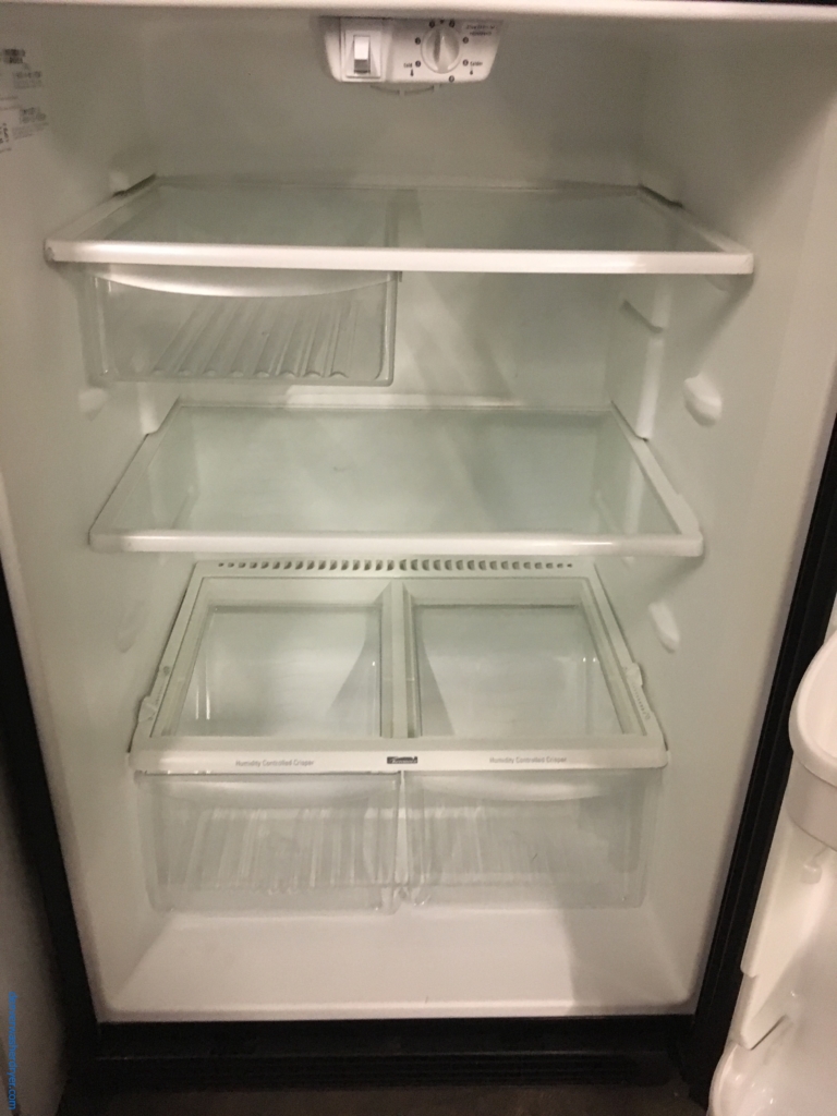 Large Images for Nice Black Kenmore TopMount Refrigerator, 3 Glass