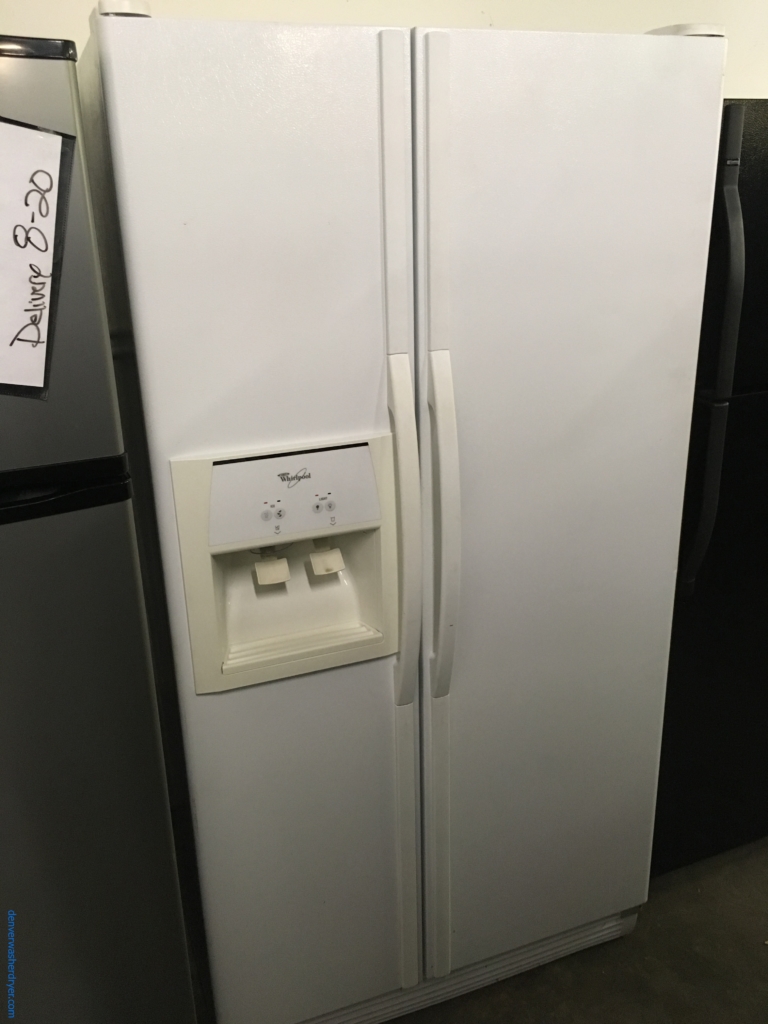 Wonderous Whirlpool Side By Side Refrigerator Quality Refurbished 1-Year Warranty