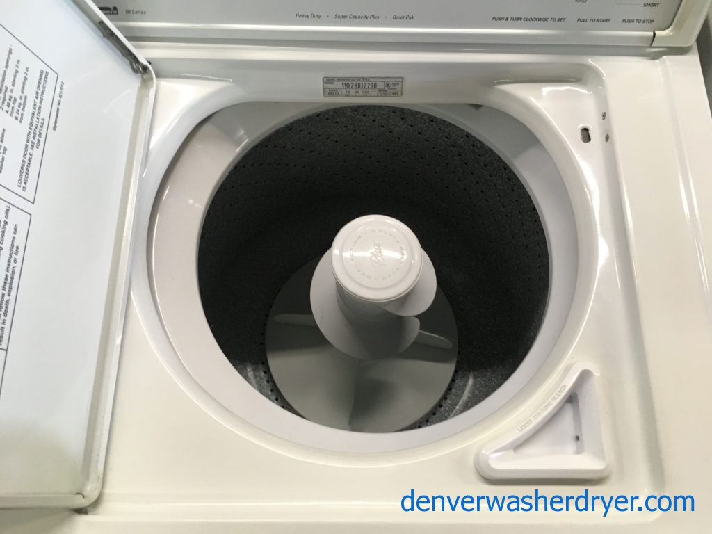 Large Images for Kenmore 80 Series TopLoad Washer and GAS Dryer Set
