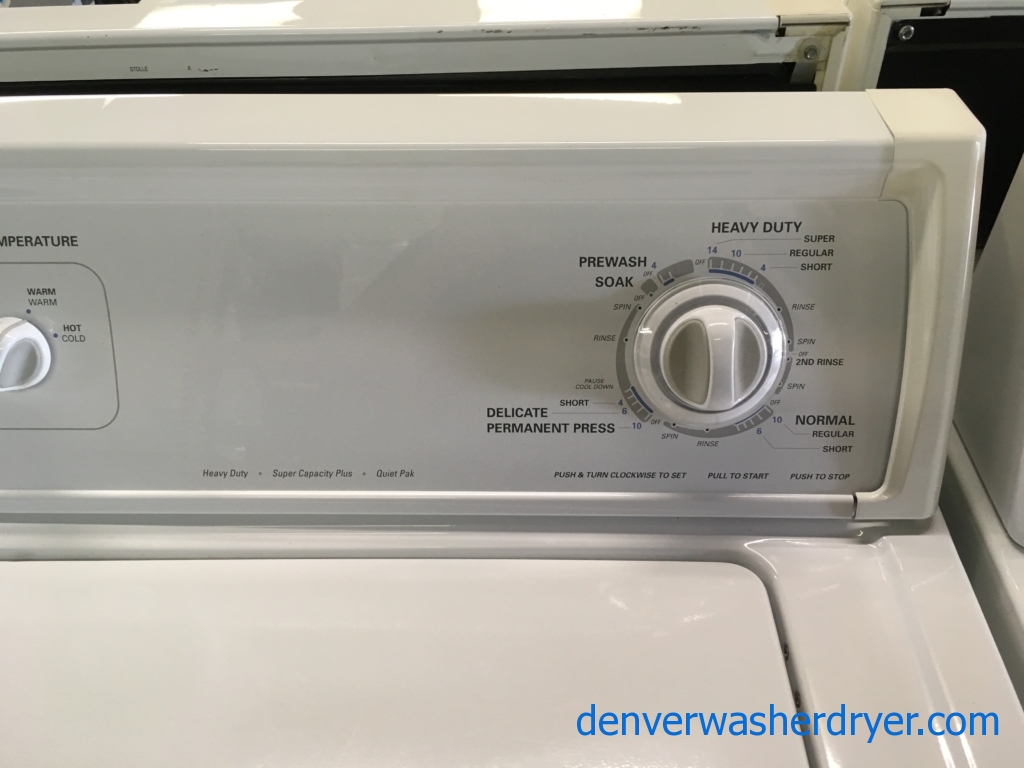 Large Images for Kenmore 80 Series TopLoad Washer and GAS Dryer Set