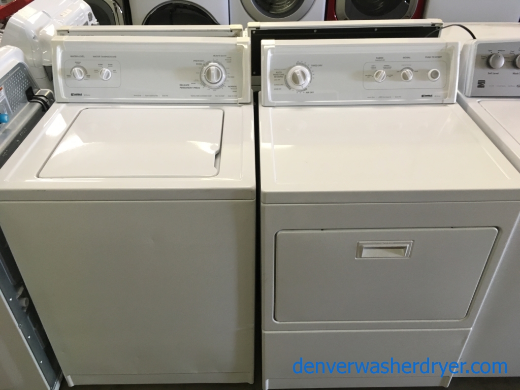 Large Images for Kenmore 80 Series TopLoad Washer and GAS Dryer Set