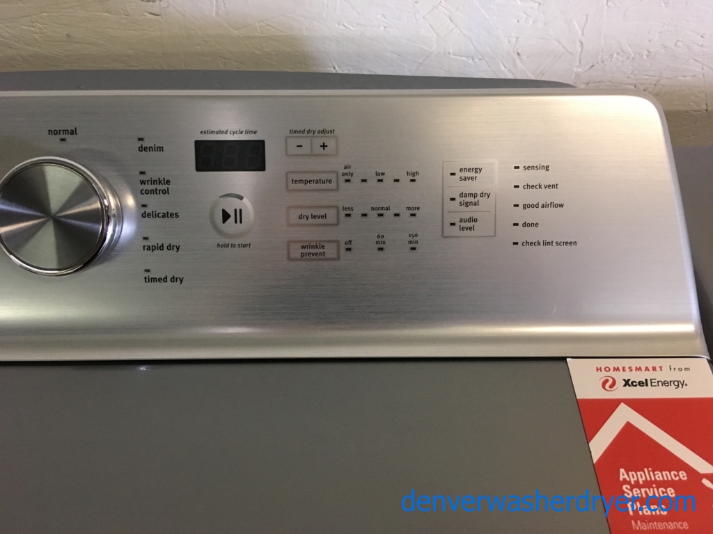 Large Images for Brand pankin New Dark Grey Maytag Bravos XL Top Load