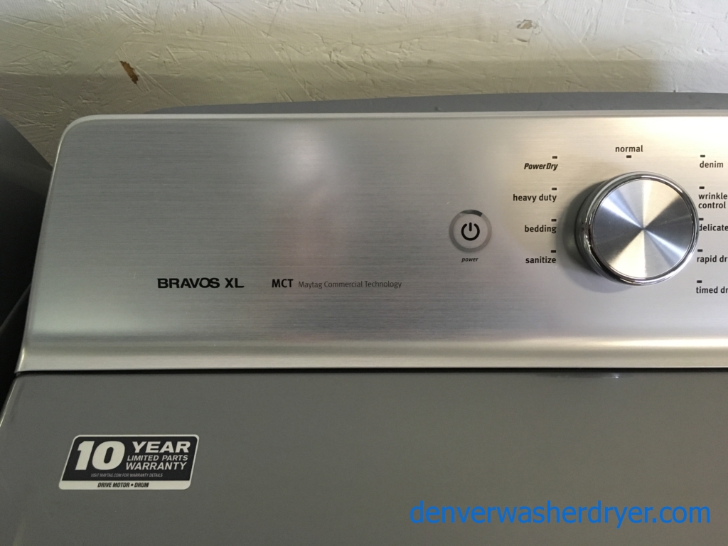 Large Images for Brand pankin New Dark Grey Maytag Bravos XL Top Load