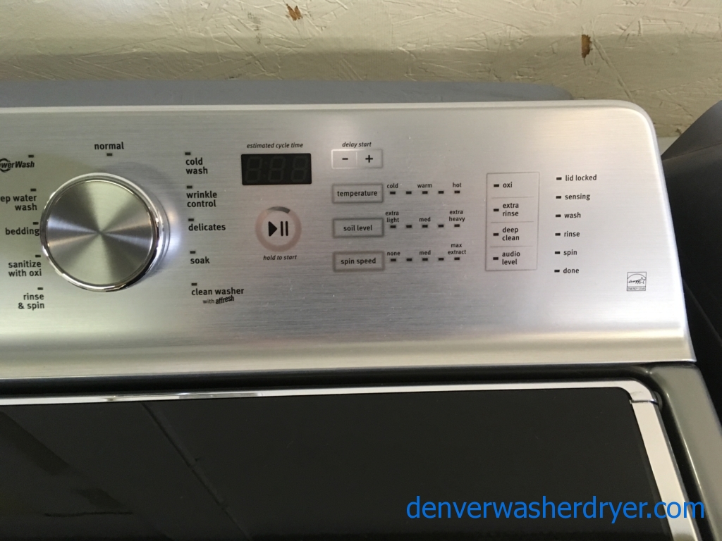 Large Images for Brand pankin New Dark Grey Maytag Bravos XL Top Load