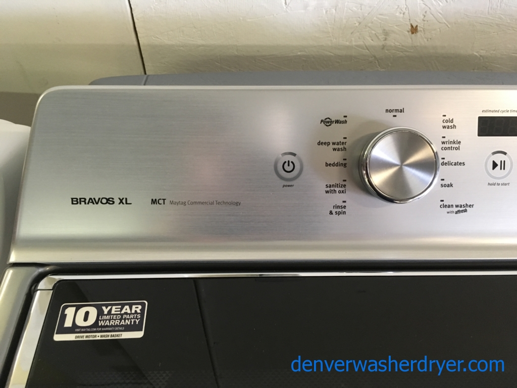 Large Images for Brand pankin New Dark Grey Maytag Bravos XL Top Load