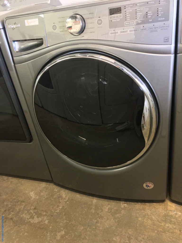 Absolutely Flawless Dark Grey, Whirlpool Front Load Washer/Dryer Set BRAND NEW With Factory Warranty