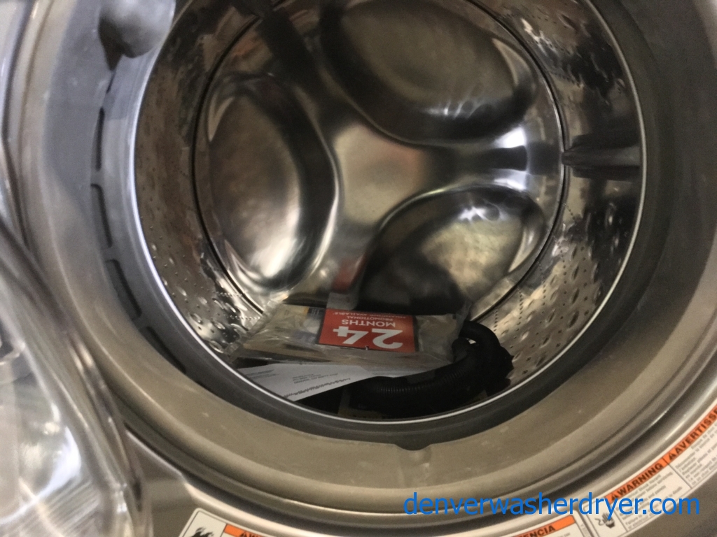 Absolutely Flawless Dark Grey, Whirlpool Front Load Washer/Dryer Set BRAND NEW With Factory Warranty